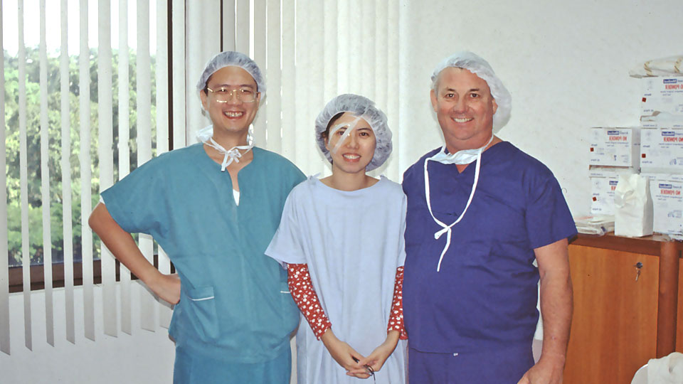Dr Tan's first LASIK patient